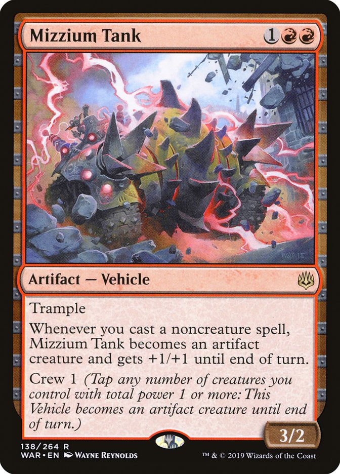 Mizzium Tank - (Foil): War of the Spark