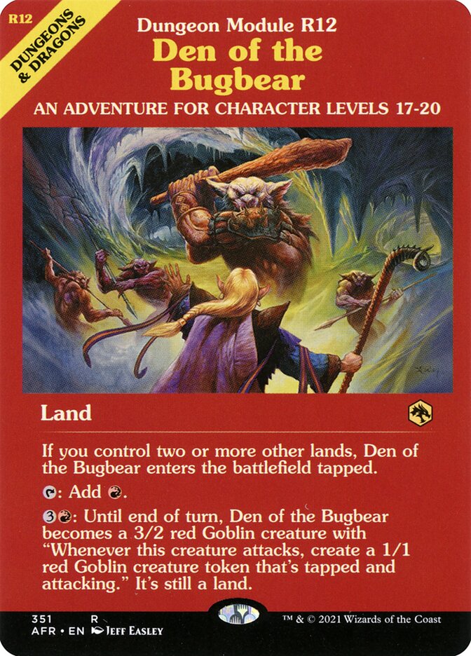 Den of the Bugbear (Showcase) - (Foil): Adventures in the Forgotten Realms