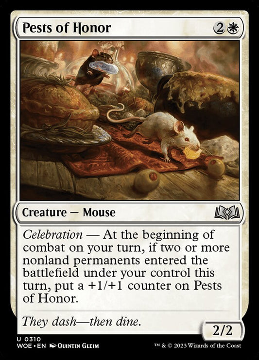 Pests of Honor - (Foil): Wilds of Eldraine