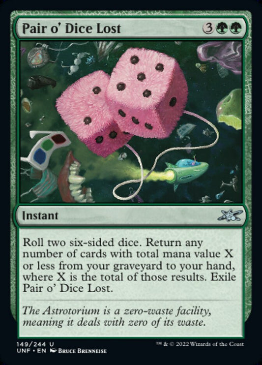 Pair o' Dice Lost - (Foil): Unfinity
