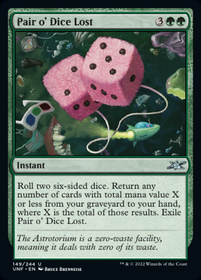Pair o' Dice Lost - (Foil): Unfinity