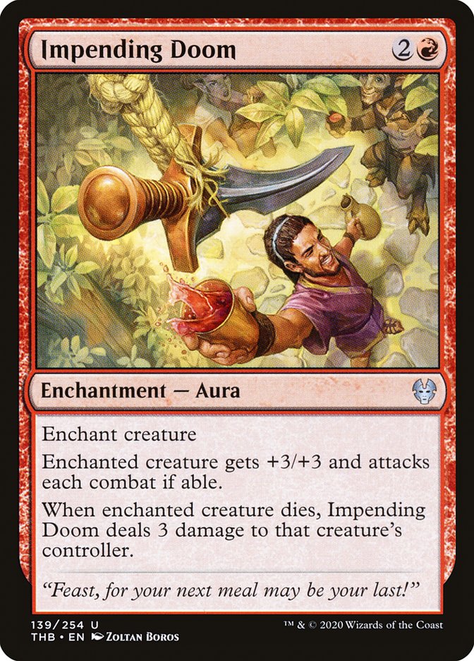 Impending Doom - (Foil): Theros Beyond Death