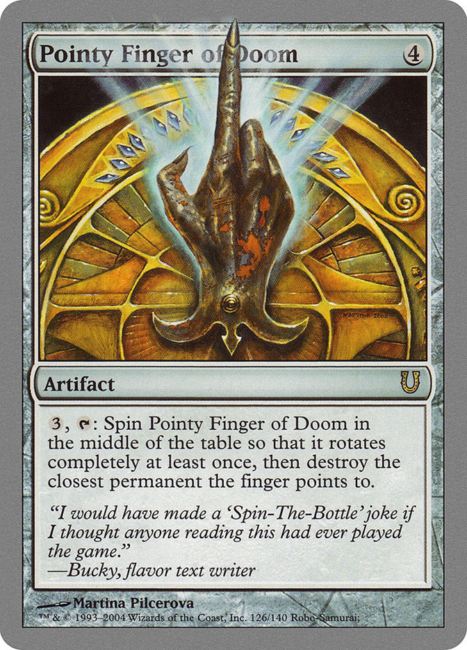 Pointy Finger of Doom - (Foil): Unhinged
