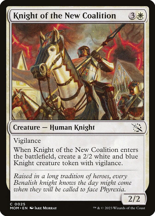Knight of the New Coalition - (Foil): March of the Machine