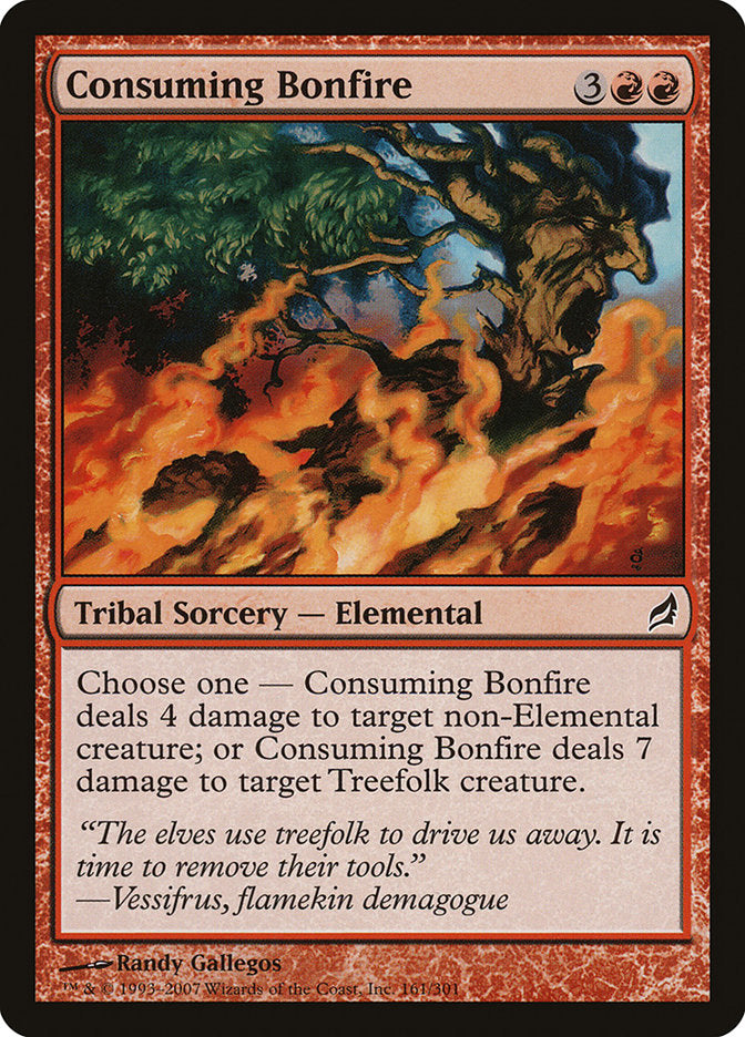 Consuming Bonfire - (Foil): Lorwyn