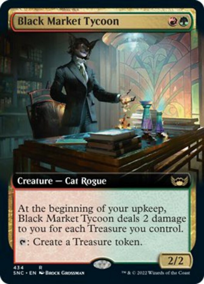 Black Market Tycoon (Extended Art) - (Foil): Streets of New Capenna