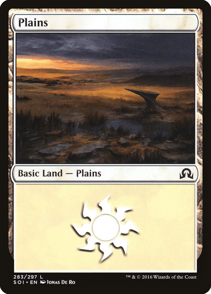 Plains (#283) - (Foil): Shadows over Innistrad
