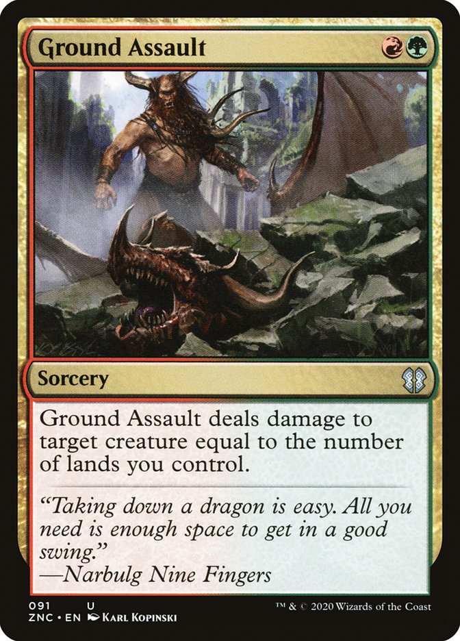 Ground Assault: Zendikar Rising Commander