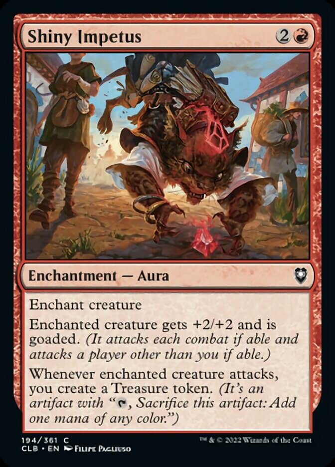 Shiny Impetus - (Foil): Commander Legends: Battle for Baldur's Gate