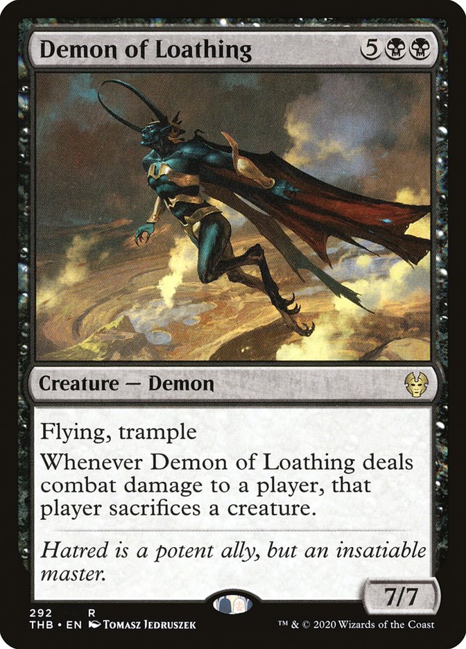 Demon of Loathing - (Foil): Theros Beyond Death