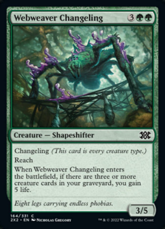 Webweaver Changeling - (Foil): Double Masters 2022