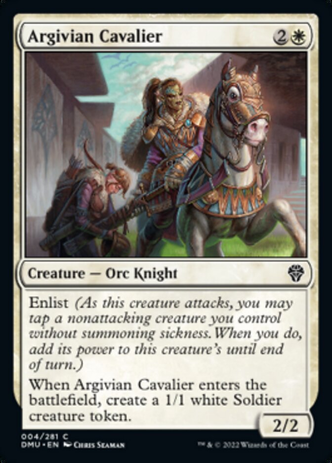 Argivian Cavalier - (Foil): Dominaria United