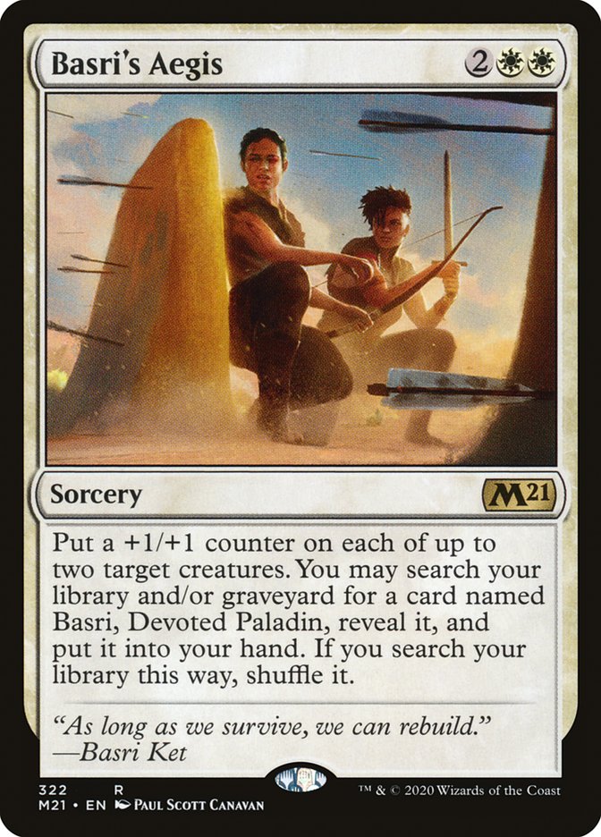 Basri's Aegis (Planeswalker Deck): Core Set 2021
