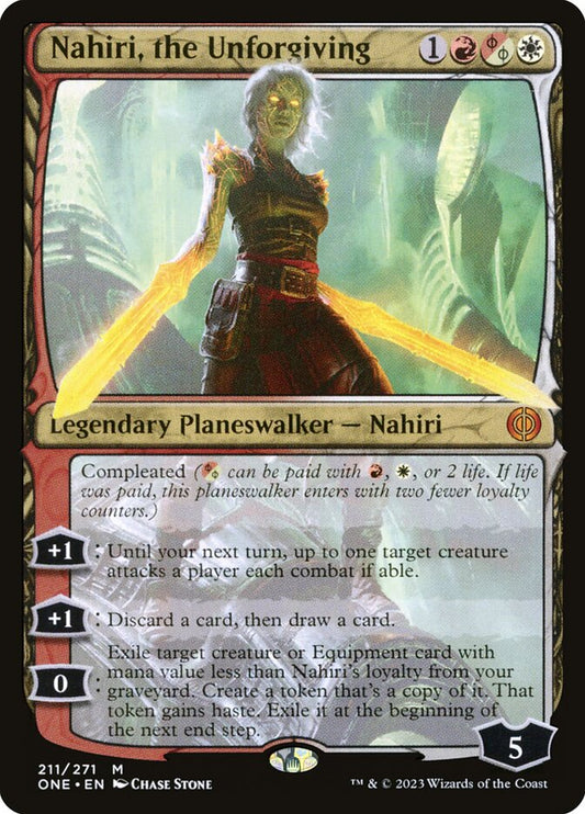 Nahiri, the Unforgiving - (Foil): Phyrexia: All Will Be One