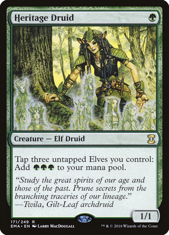 Heritage Druid - (Foil): Eternal Masters