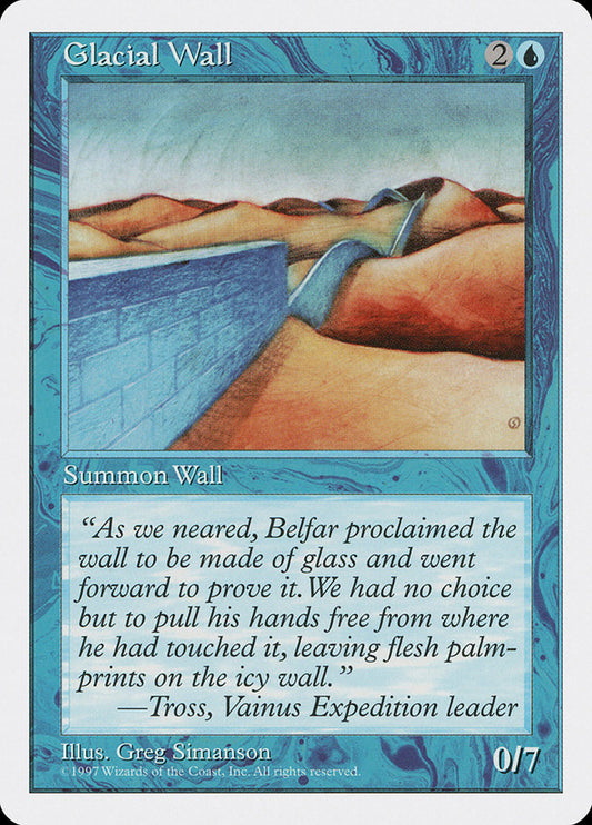 Glacial Wall: Fifth Edition