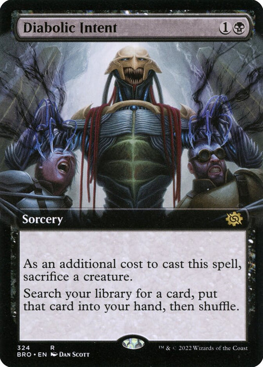Diabolic Intent (Extended Art) - (Foil): The Brothers' War