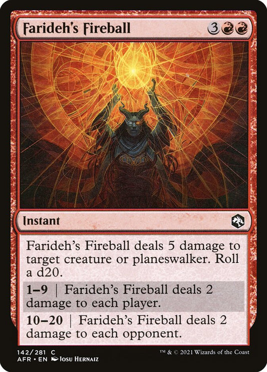 Farideh's Fireball - (Foil): Adventures in the Forgotten Realms