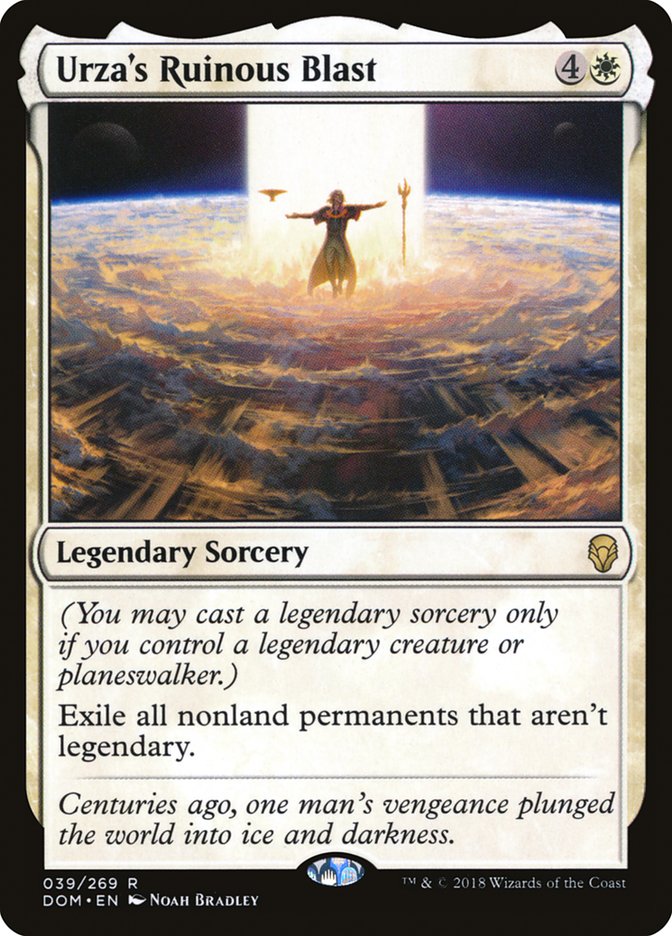 Urza's Ruinous Blast - (Foil): Dominaria