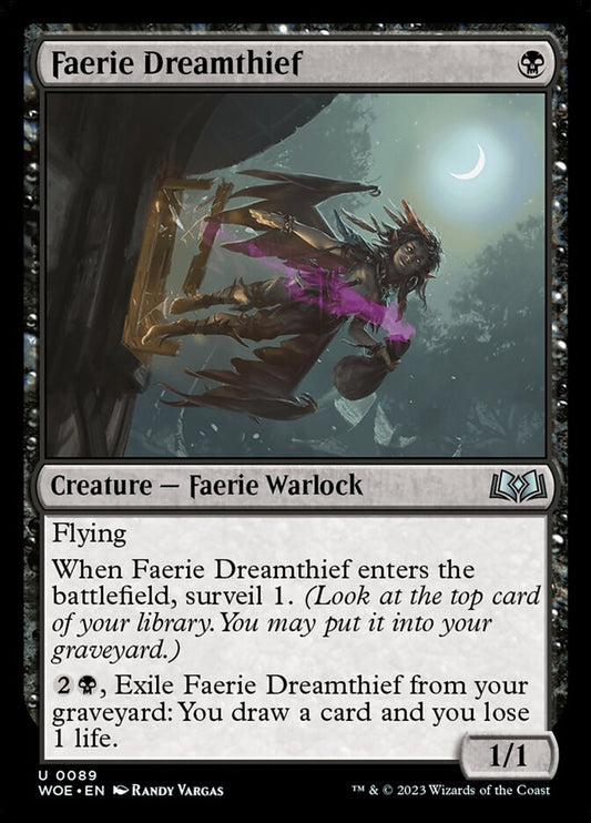 Faerie Dreamthief - (Foil): Wilds of Eldraine