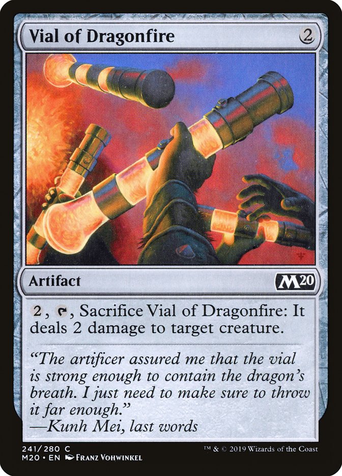 Vial of Dragonfire - (Foil): Core Set 2020