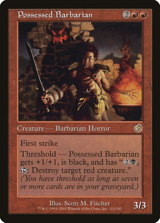 Possessed Barbarian - (Foil): Torment