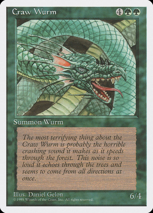 Craw Wurm: Fourth Edition