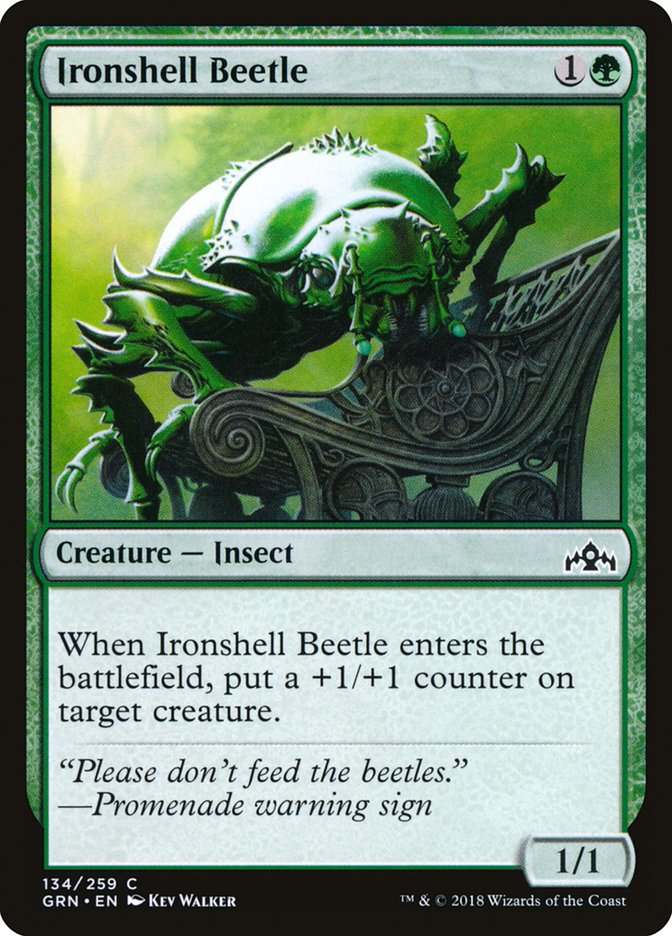 Ironshell Beetle - (Foil): Guilds of Ravnica