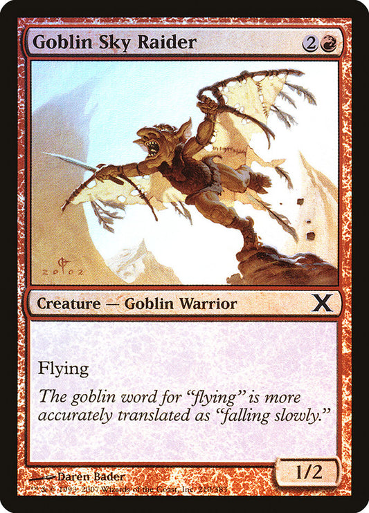 Goblin Sky Raider - (Foil): Tenth Edition