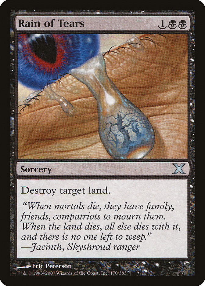Rain of Tears - (Foil): Tenth Edition