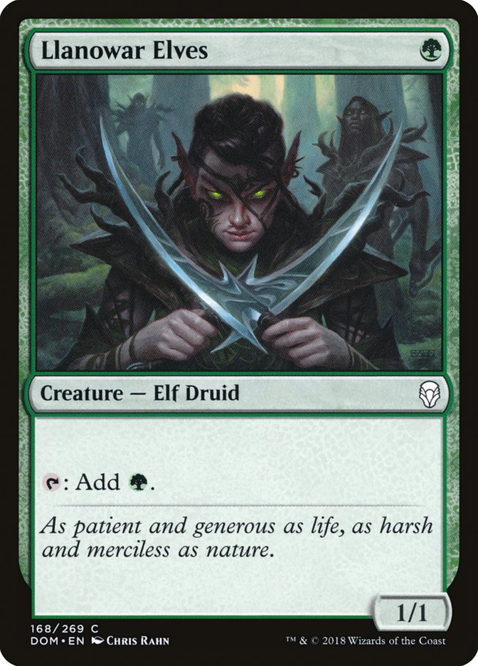 Llanowar Elves: Dominaria