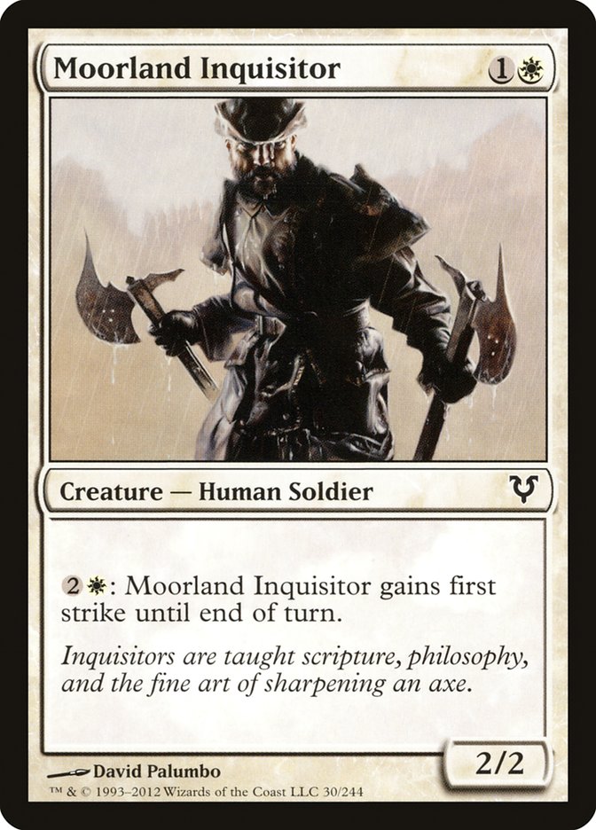 Moorland Inquisitor - (Foil): Avacyn Restored
