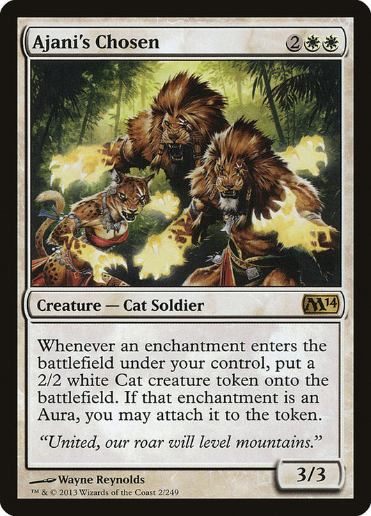 Ajani's Chosen - (Foil): Magic 2014