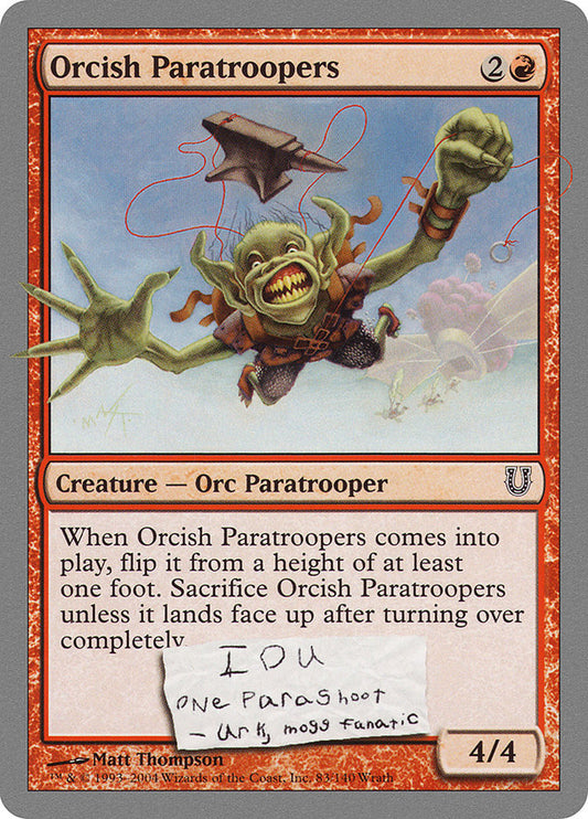 Orcish Paratroopers: Unhinged
