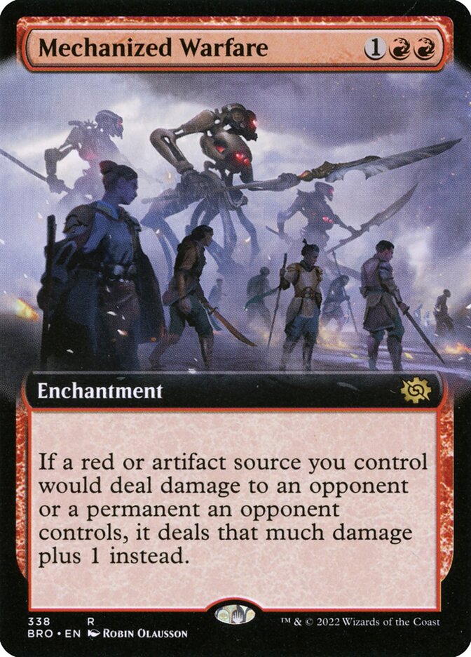 Mechanized Warfare (Extended Art) - (Foil): The Brothers' War