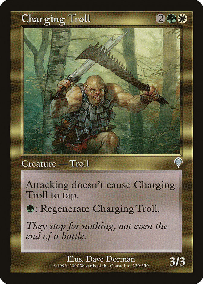 Charging Troll - (Foil): Invasion