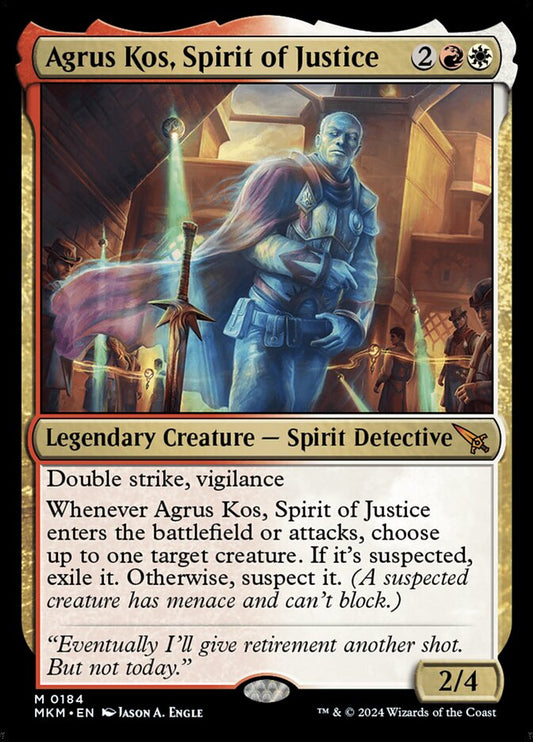 Agrus Kos, Spirit of Justice - (Foil): Murders at Karlov Manor