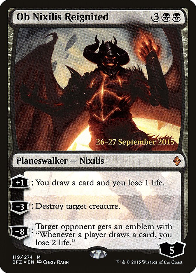 Ob Nixilis Reignited - (Foil): Battle for Zendikar Promos