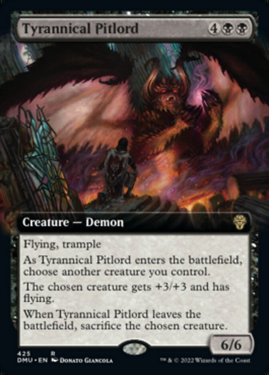 Tyrannical Pitlord (Extended Art): Dominaria United