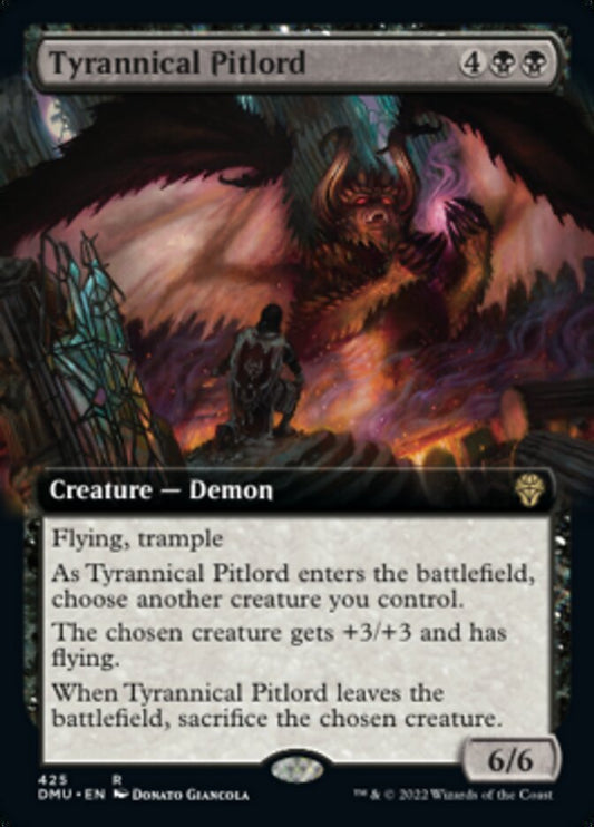Tyrannical Pitlord (Extended Art) - (Foil): Dominaria United