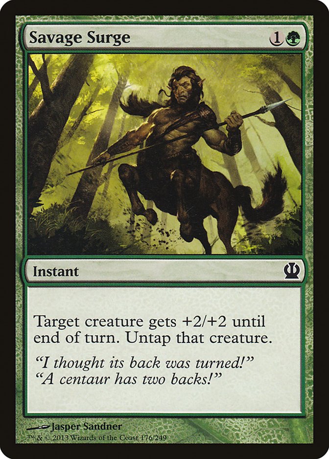 Savage Surge - (Foil): Theros