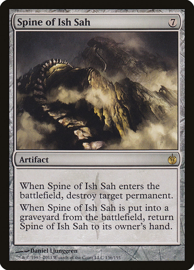 Spine of Ish Sah - (Foil): Mirrodin Besieged
