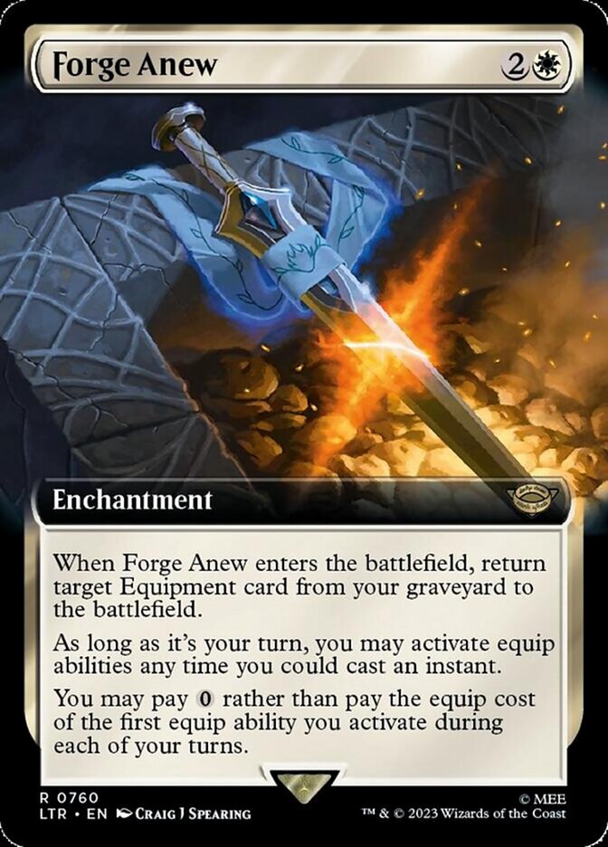 Forge Anew - (Foil): The Lord of the Rings: Tales of Middle-earth