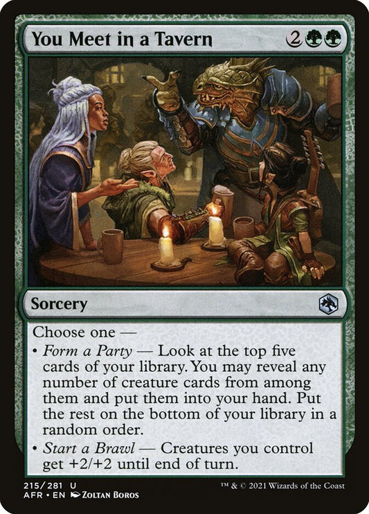 You Meet in a Tavern - (Foil): Adventures in the Forgotten Realms