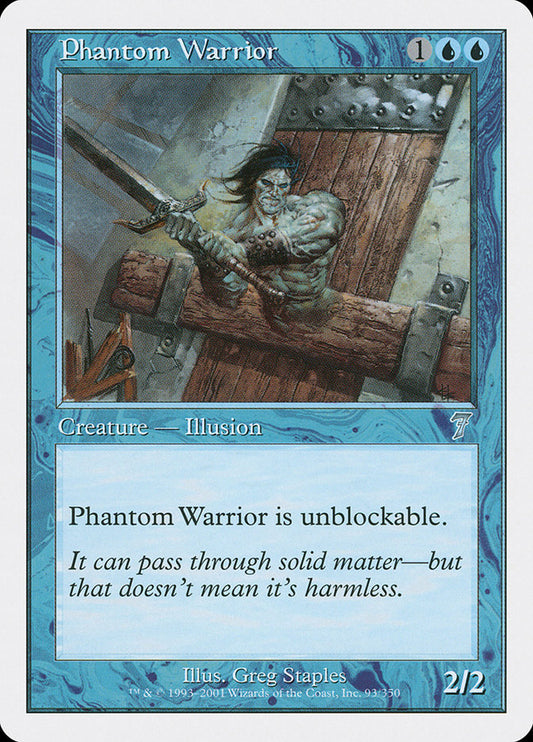 Phantom Warrior - (Foil): Seventh Edition