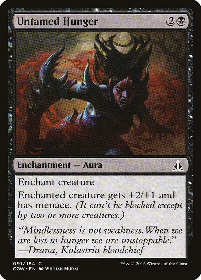 Untamed Hunger - (Foil): Oath of the Gatewatch