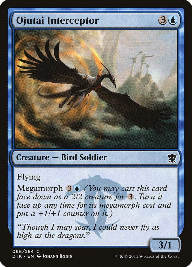Ojutai Interceptor - (Foil): Dragons of Tarkir