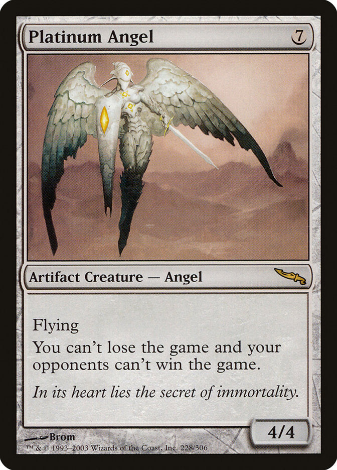 Platinum Angel - (Foil): Mirrodin