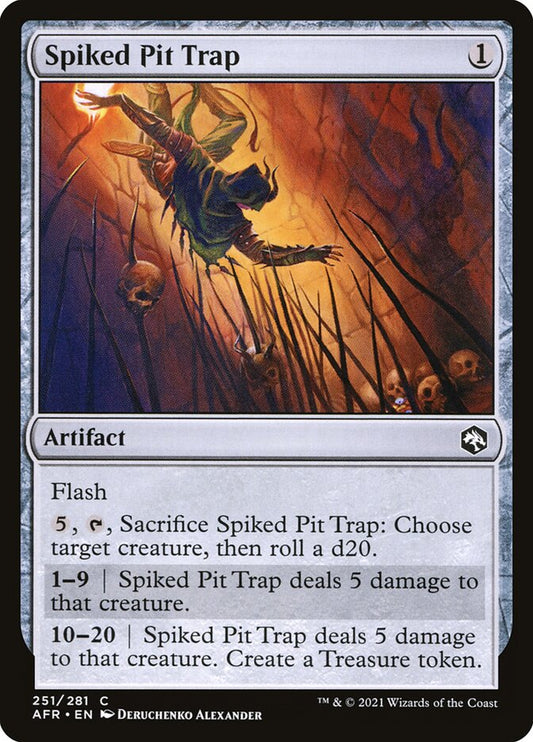 Spiked Pit Trap - (Foil): Adventures in the Forgotten Realms