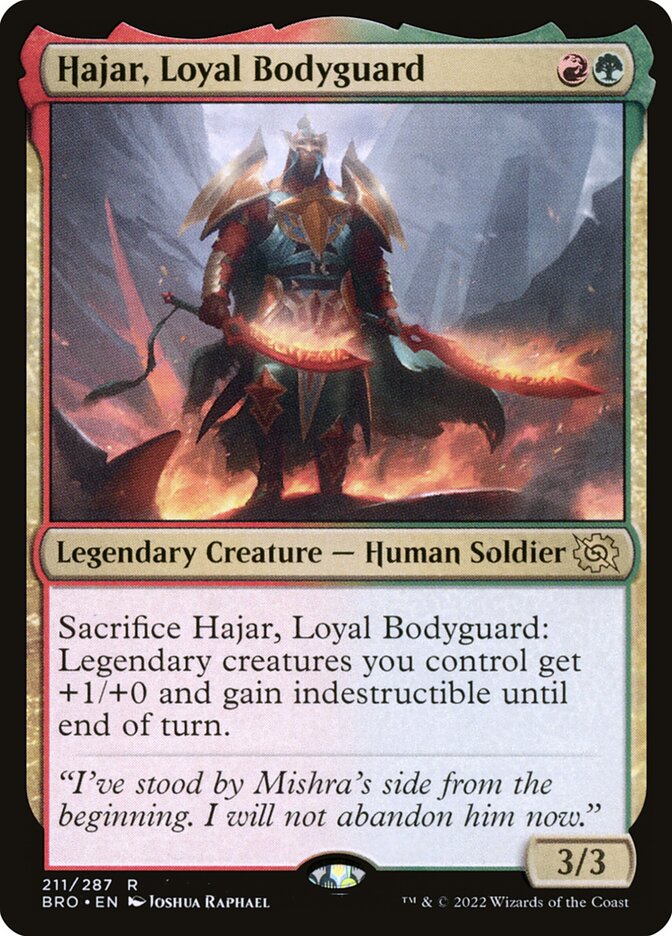 Hajar, Loyal Bodyguard - (Foil): The Brothers' War